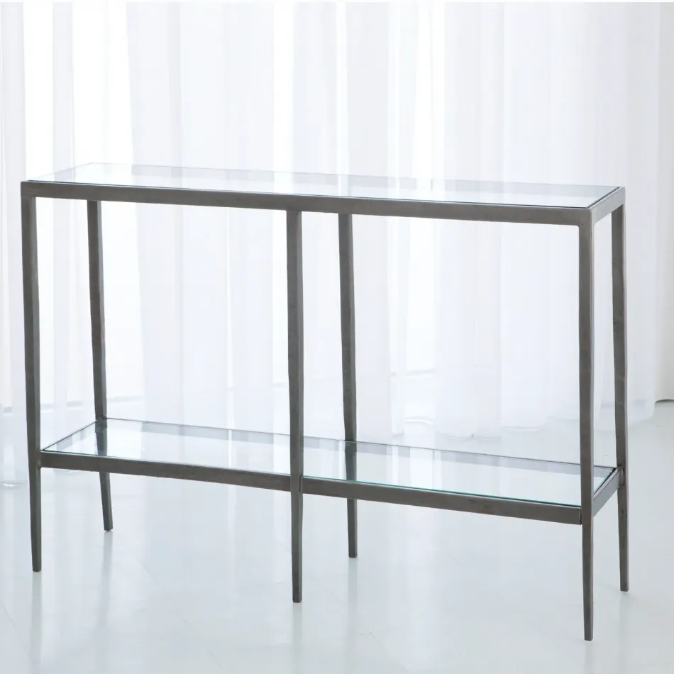 Laforge Console Iron/Braised Brass