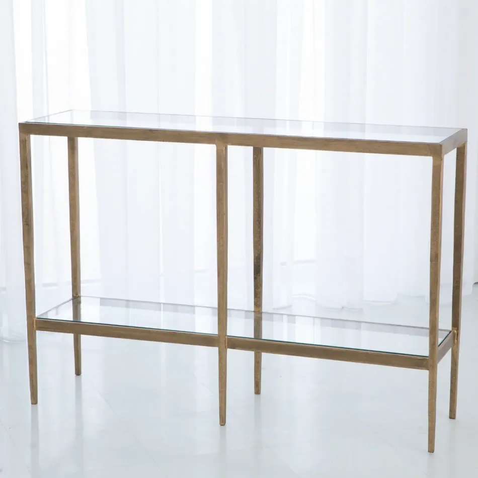 Laforge Console Antique Gold