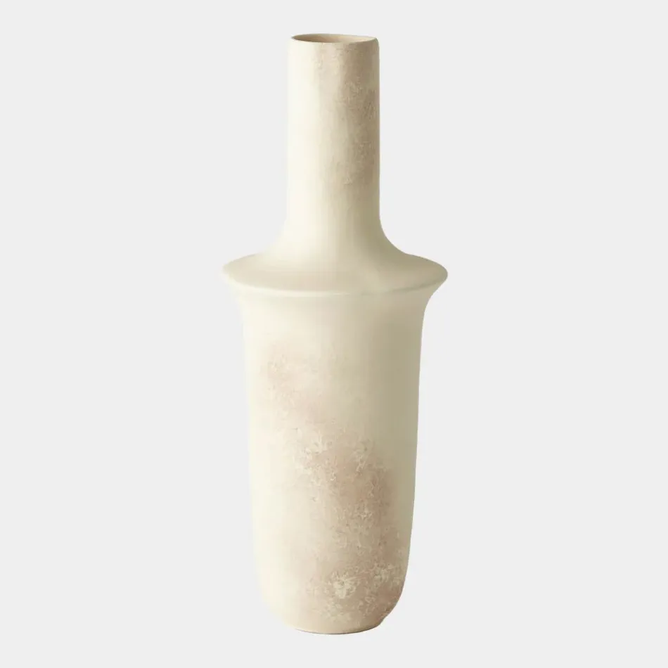 Fladis Matte Cream Marble Vase Tall