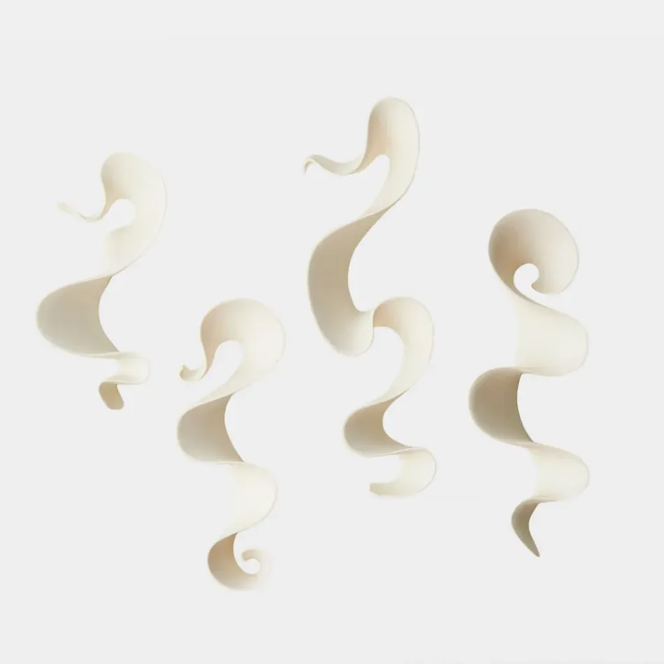 Tempest White Wall Ribbon