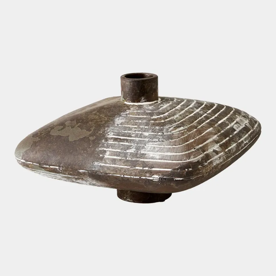 Harbog Soot Lantern Vase Wide