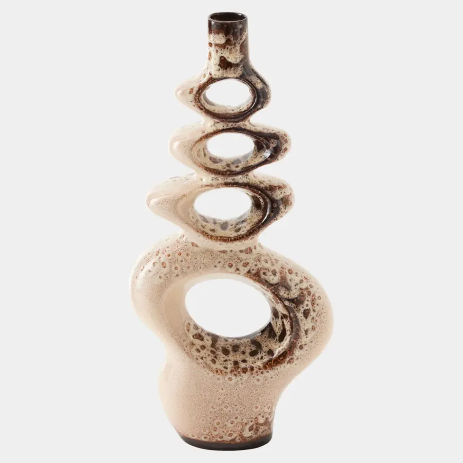 Token Beige Splotch Vase Small
