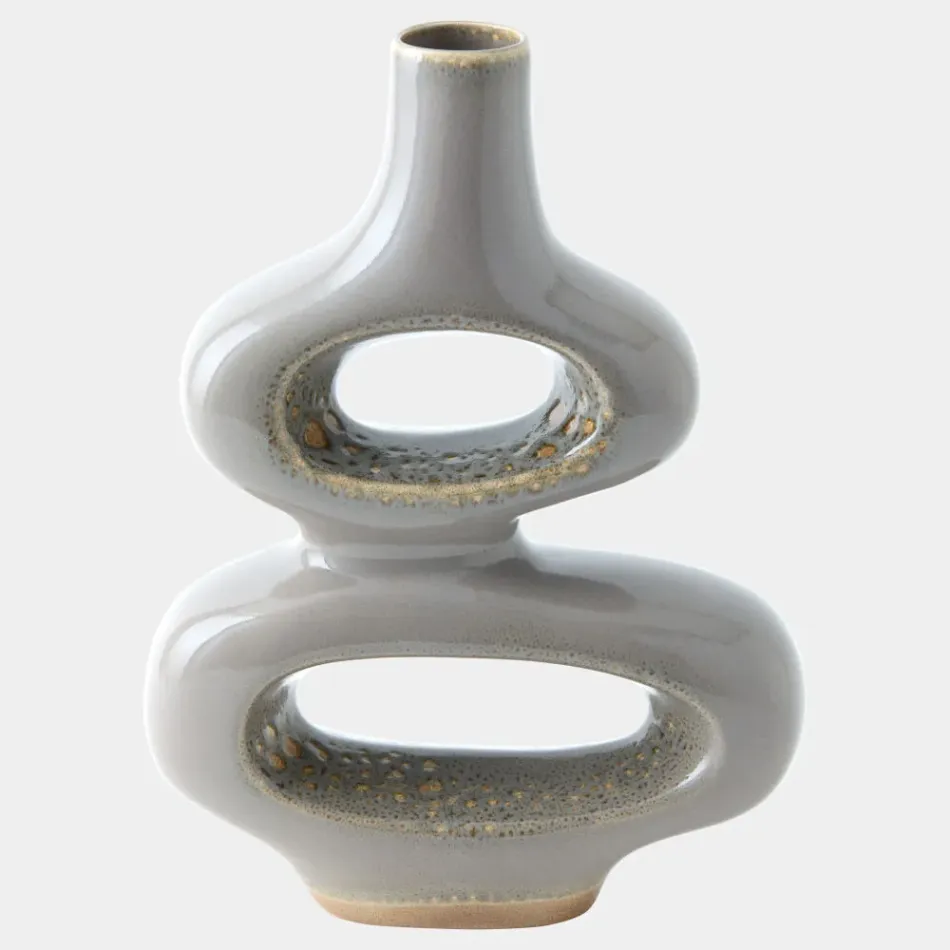 Token Gray Splotch Vase Medium