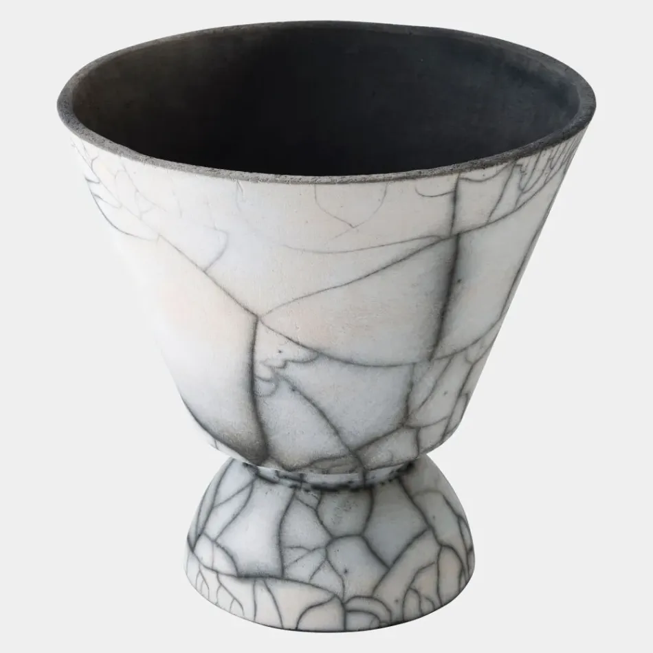 Trophy Naked Raku Vase