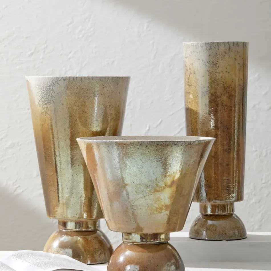 Trophy Iridescent Vase