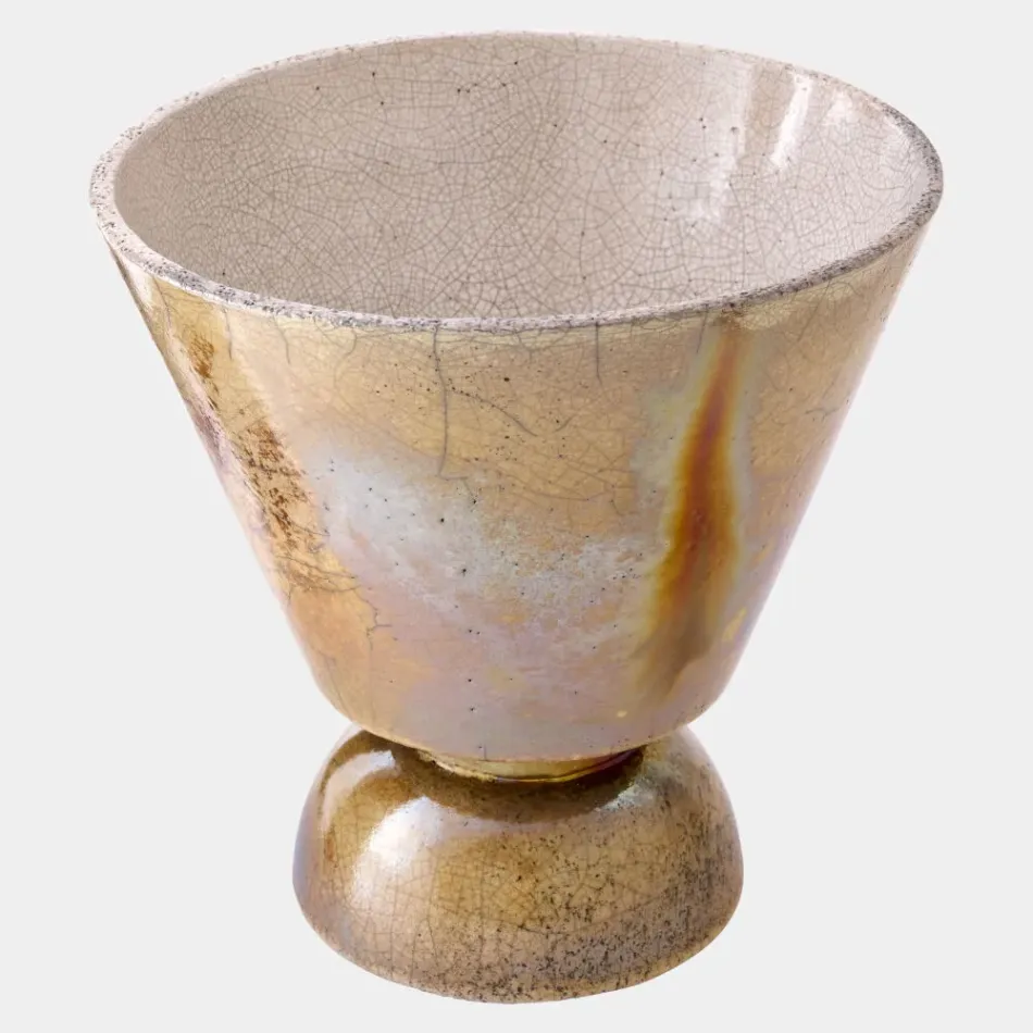Trophy Iridescent Vase Short