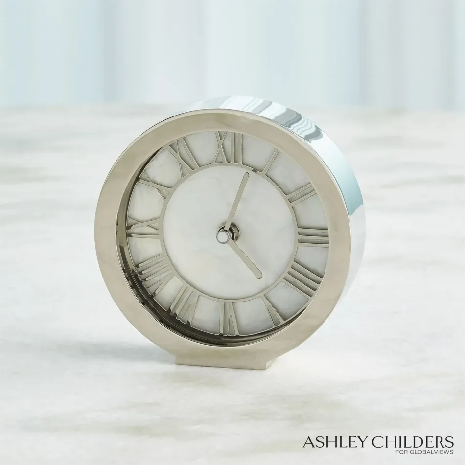 Mother of Pearl Clock Nickel