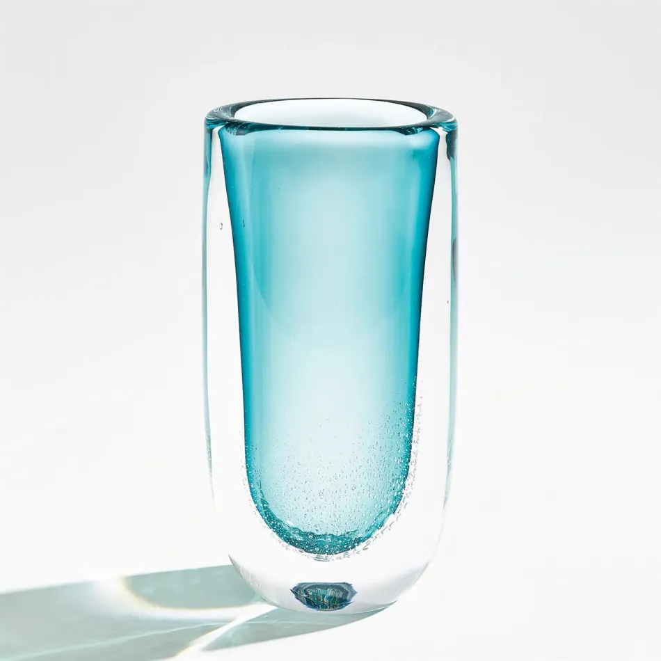 Micro Bubble Vase Azure Large