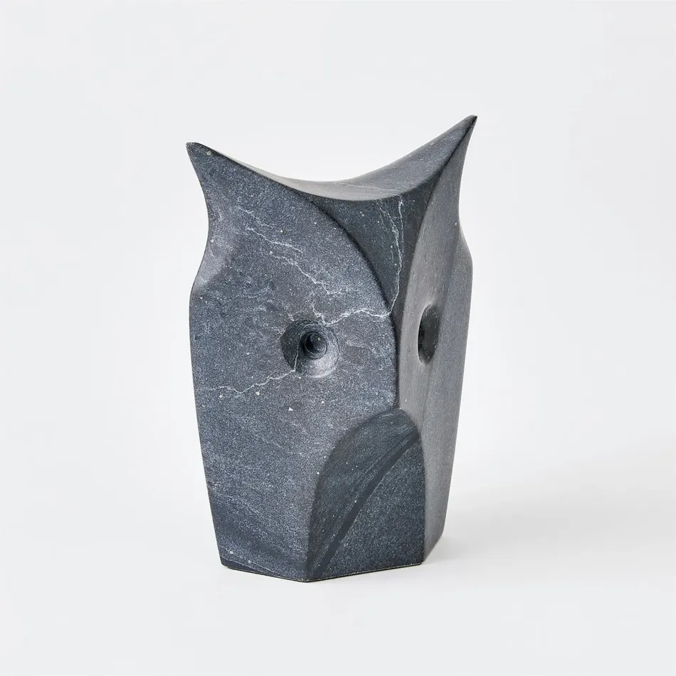 Standing Owl Black