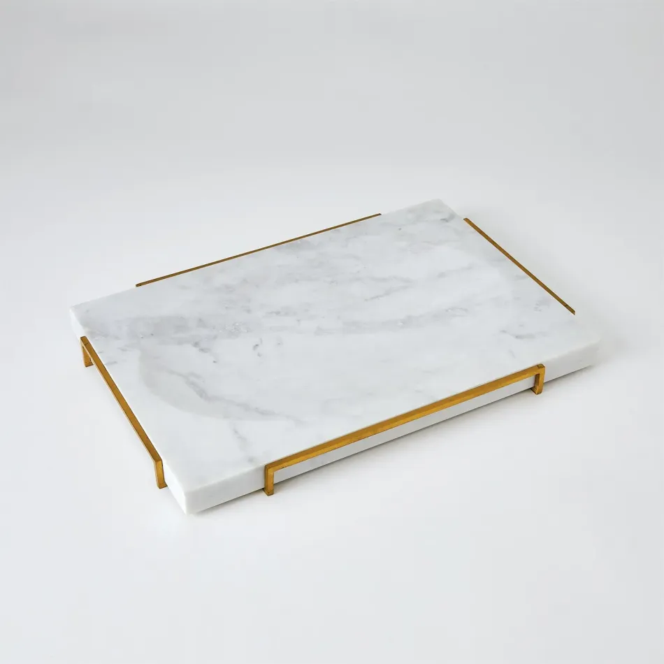 Overture Tray White Marble