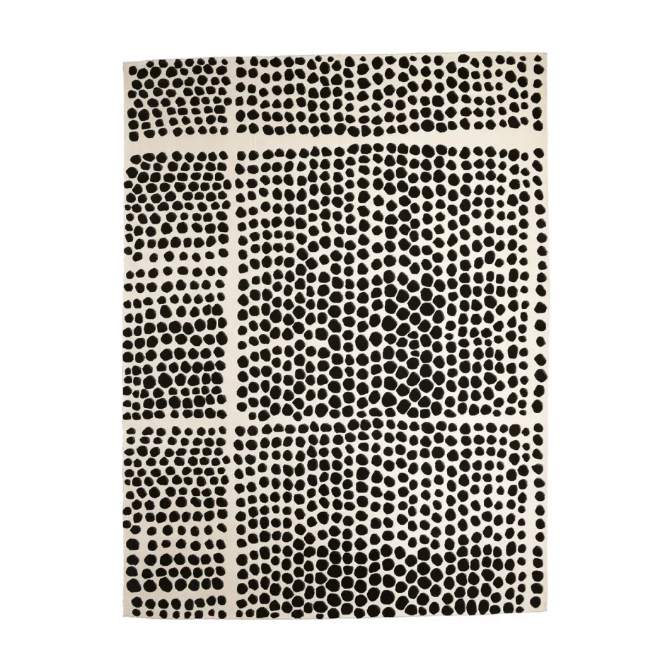 Graffiti Rug White/Black