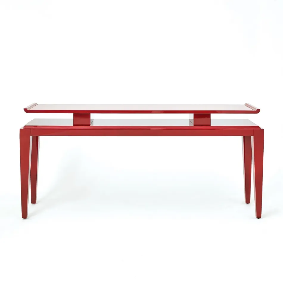 Poise Console Table Deep Red