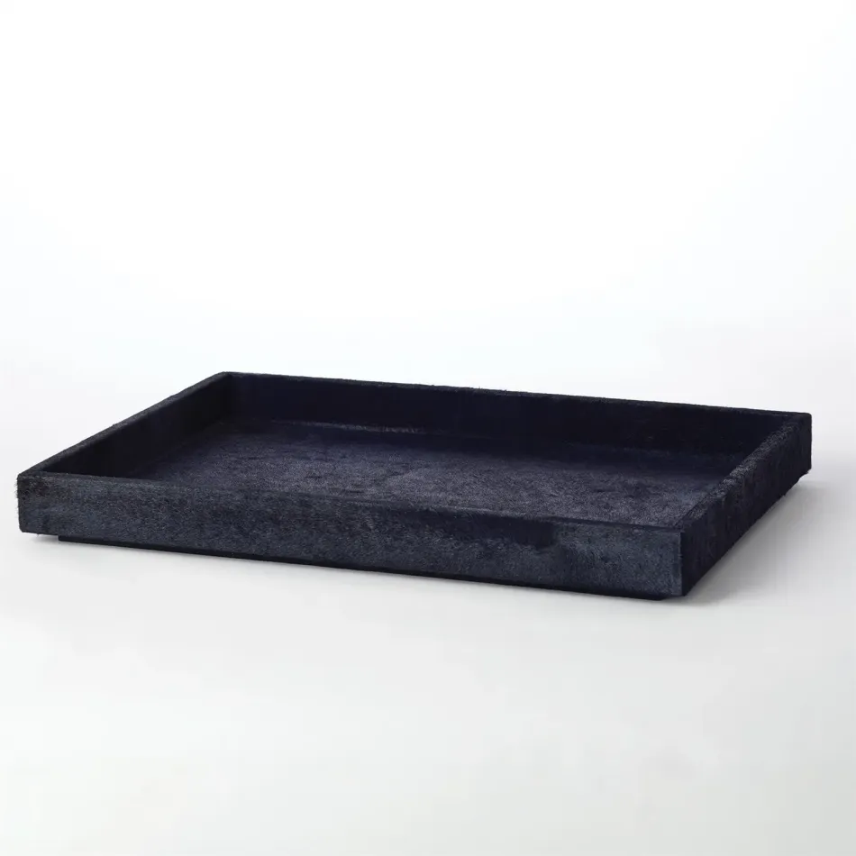 Blue Hair on Hide Tray