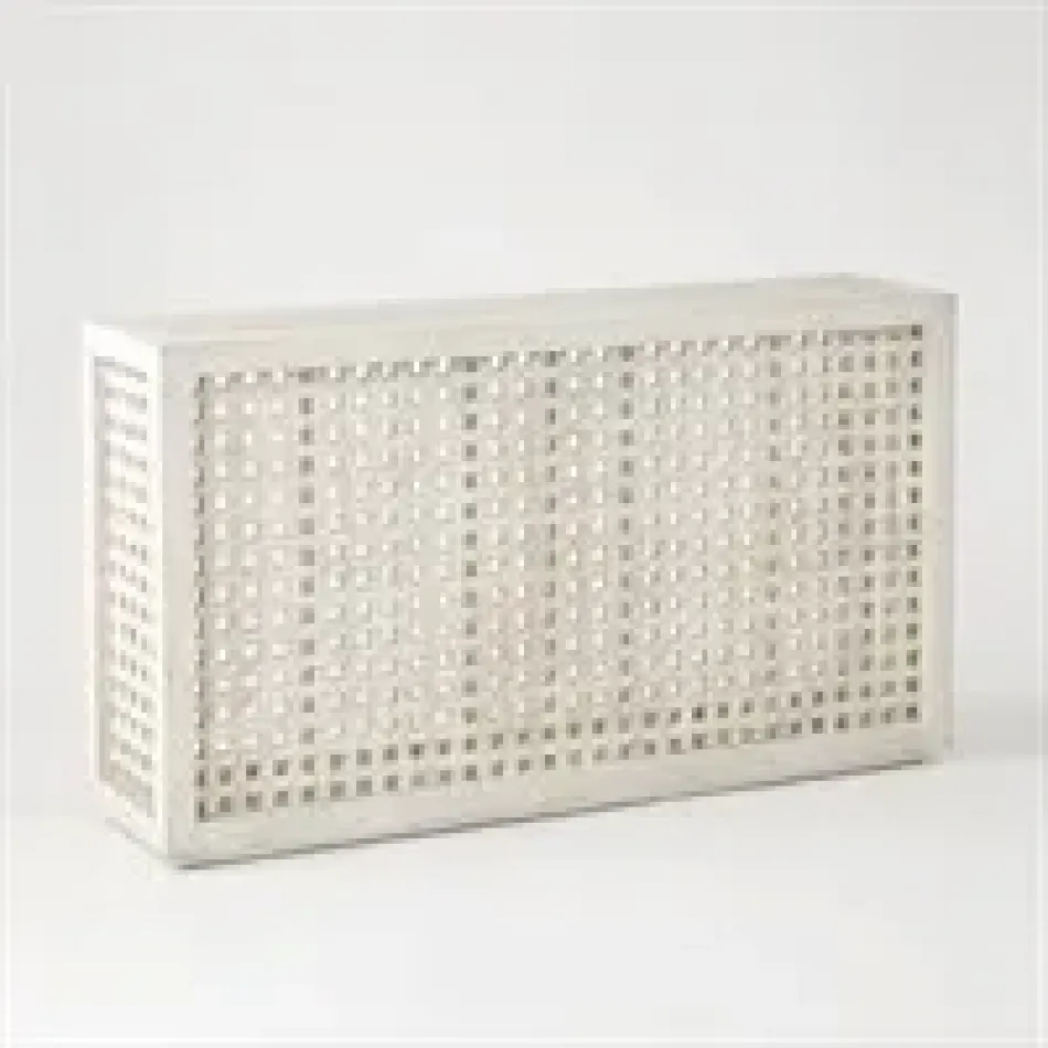 Driftwood Lattice Console