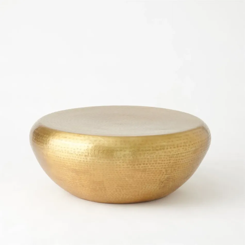 Goa Cocktail Table Antique Brass