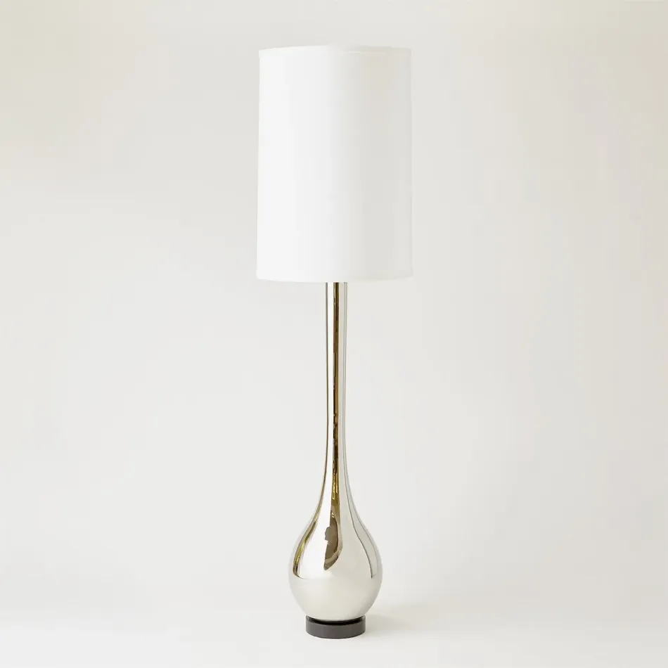 Bulb Floor Lamp Nickel