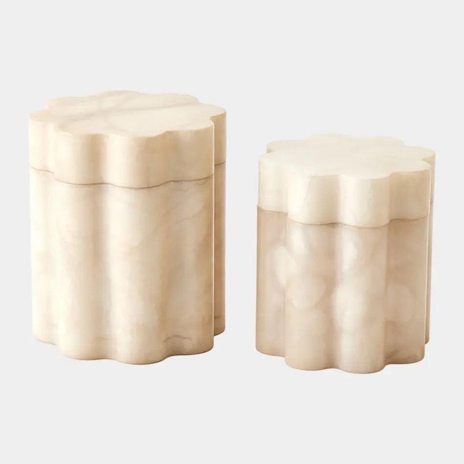 Cumulus Cream Alabaster Tall Box