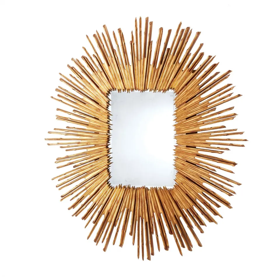 Soleil Mirror Gold Leaf
