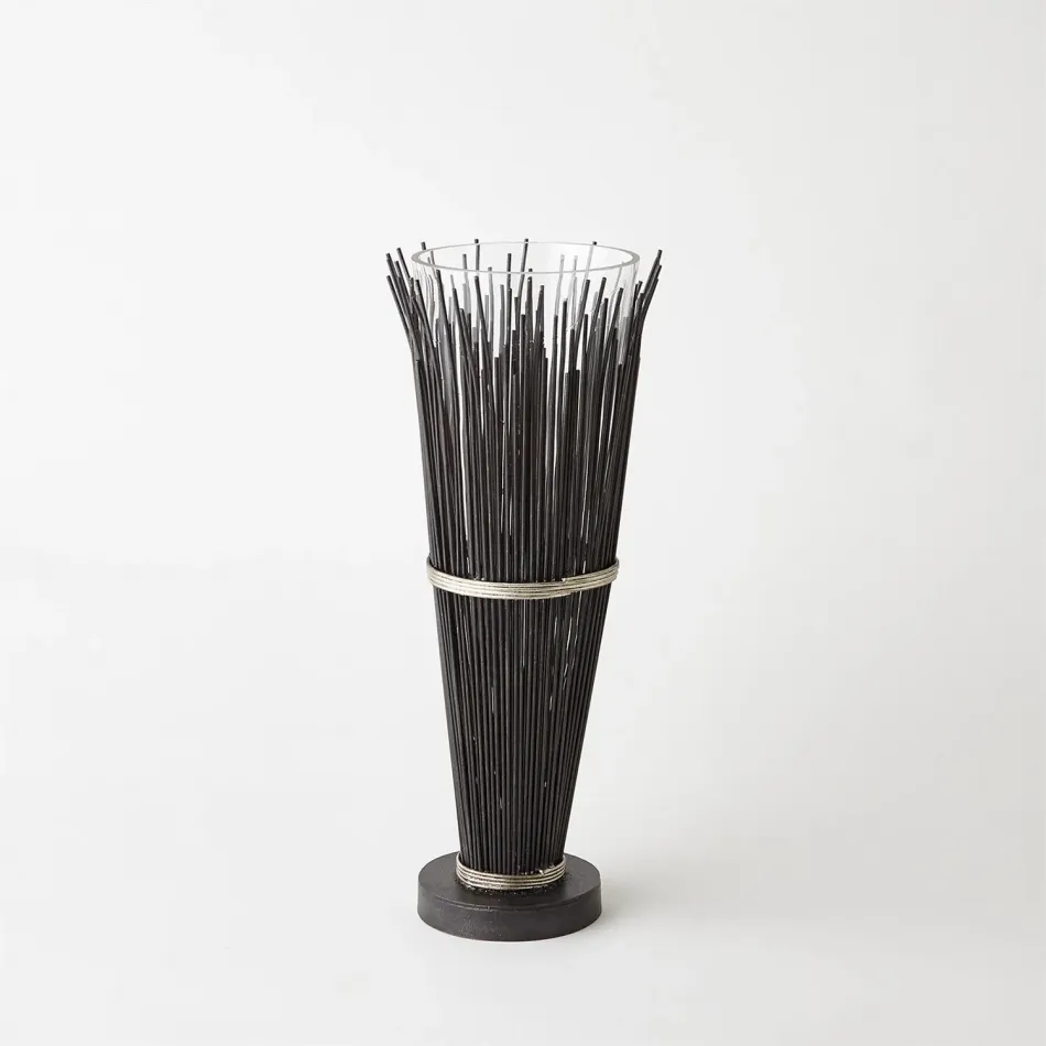 Wire Vase Natural Iron Small