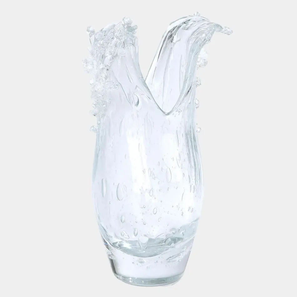 Dual Wave Clear Vase