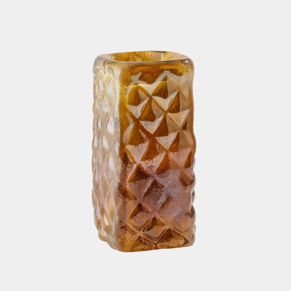 Maude Iris Gelp Quilted Vase