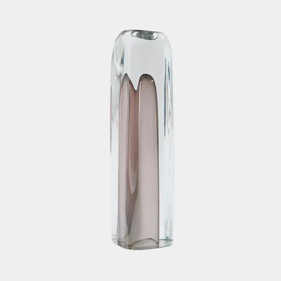 Tower Gray Tea Light Holder/Vase Large