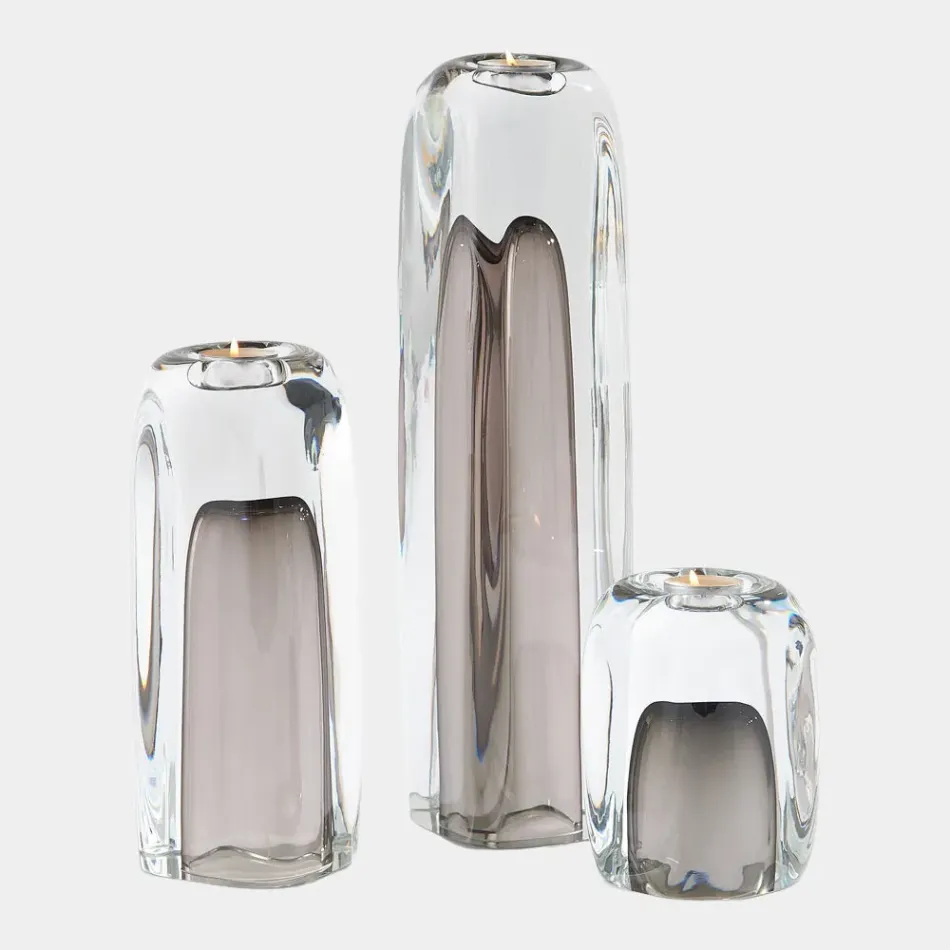 Tower Gray Tea Light Holder/Vase