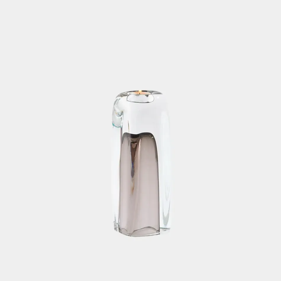 Tower Gray Tea Light Holder/Vase Medium