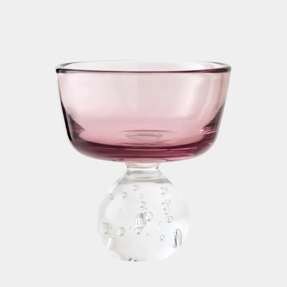 Bella Amethyst Footed Bowl