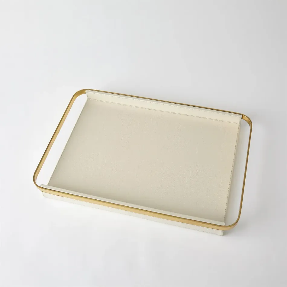Avery Serving Tray Milk Small