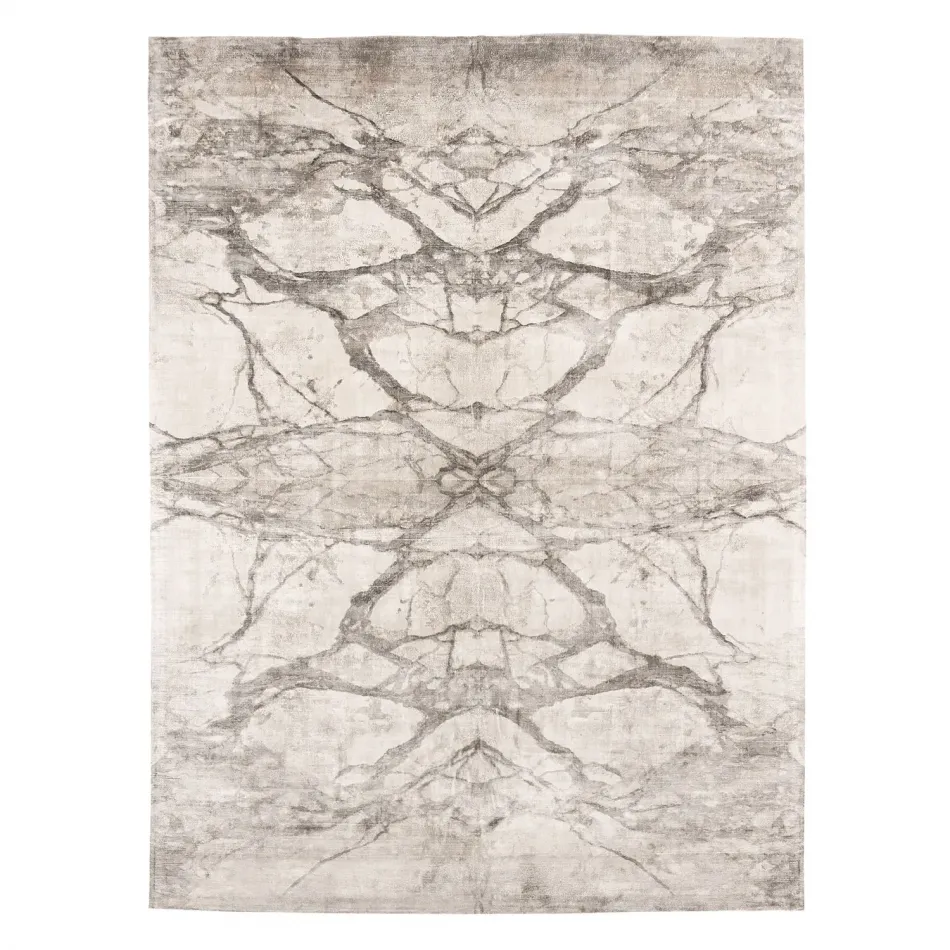 Mirror Match Marble Rug Neutrals