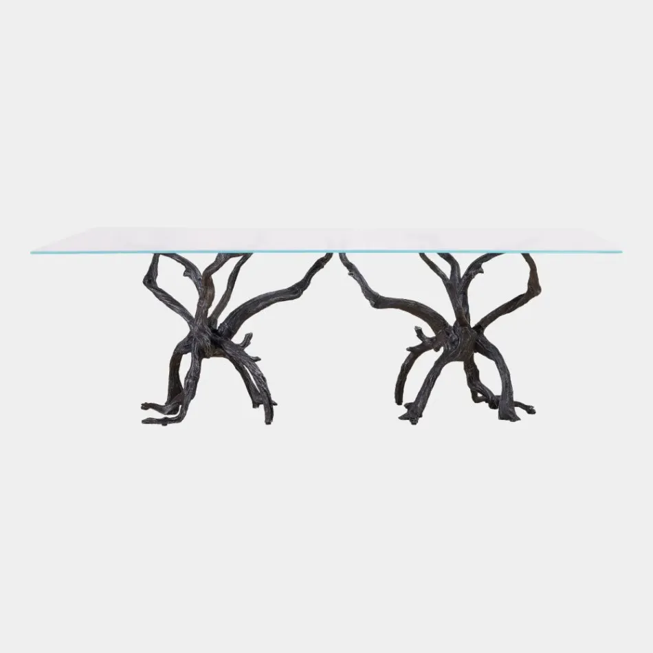 Monterey Natural Iron Rectangle Dining Table