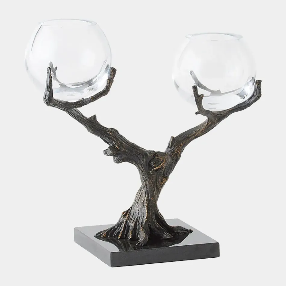 Monterey Natural Iron 2 Vase Holder