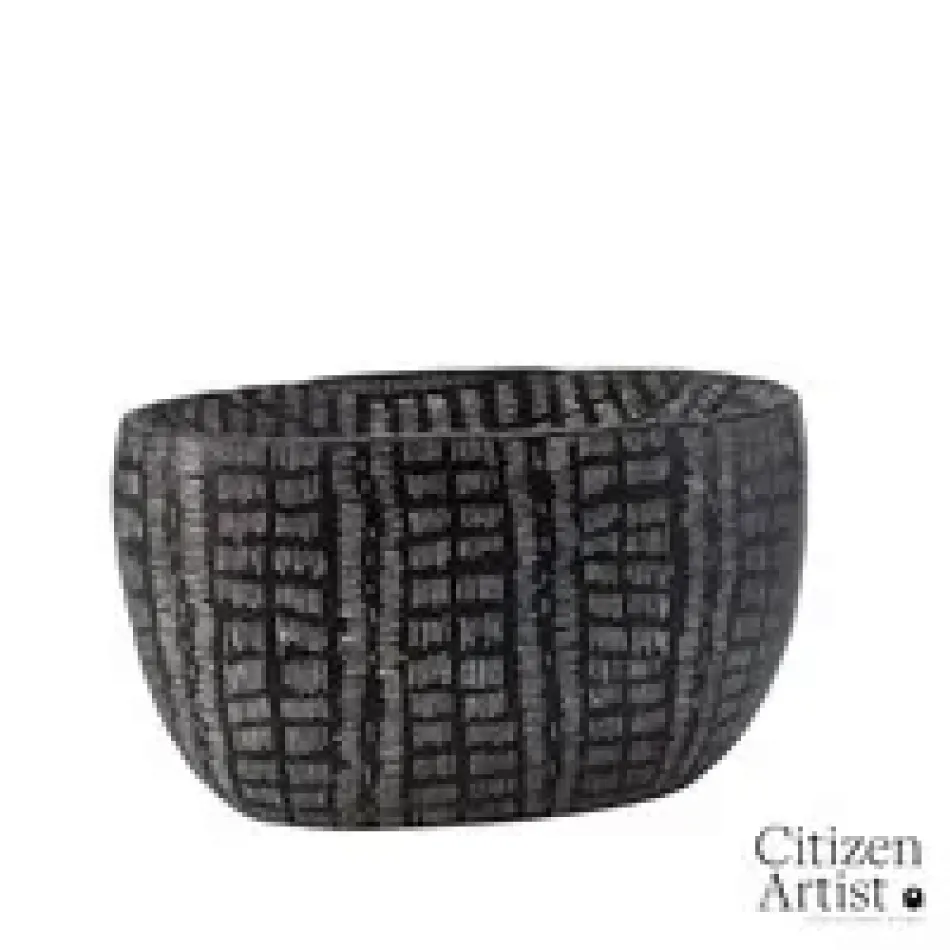 Frequency Oval Bowl Black