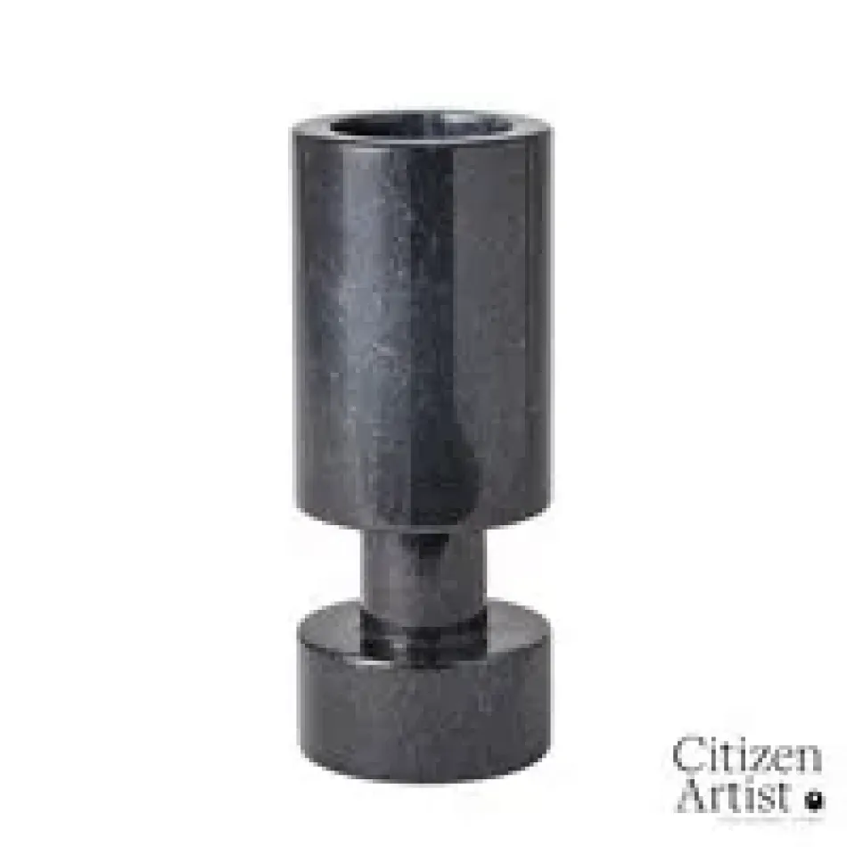 Luc Vase Black Marble