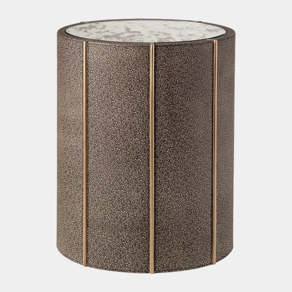 Churchill Oval Drum Table