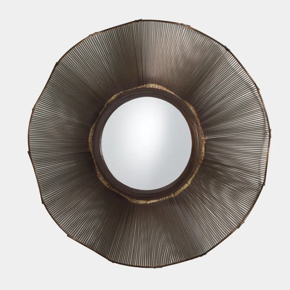 Prairie Bronze Round Mirror