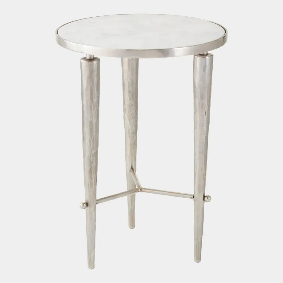 Jasper Nickel Accent Table