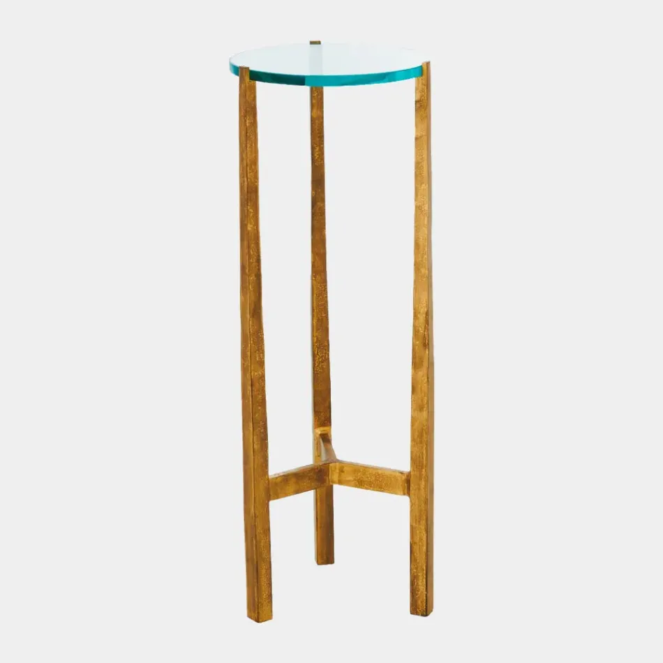 Oculus Antique Gold Table