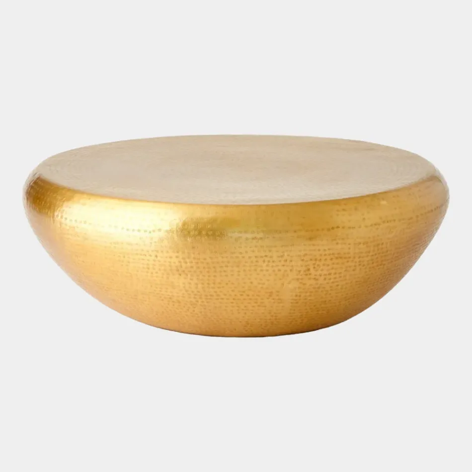 Goa Antique Brass Cocktail Table 18"H x 47"W x 47"D