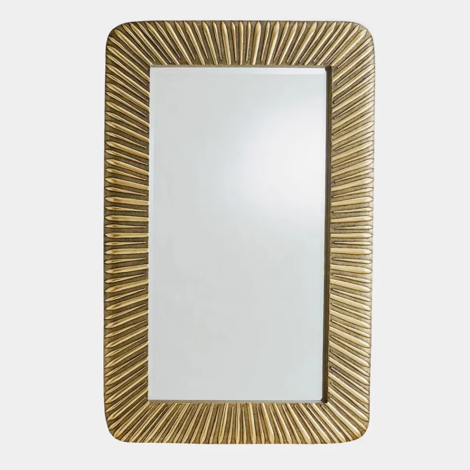 Valencia Antique Brass Rectangular Mirror