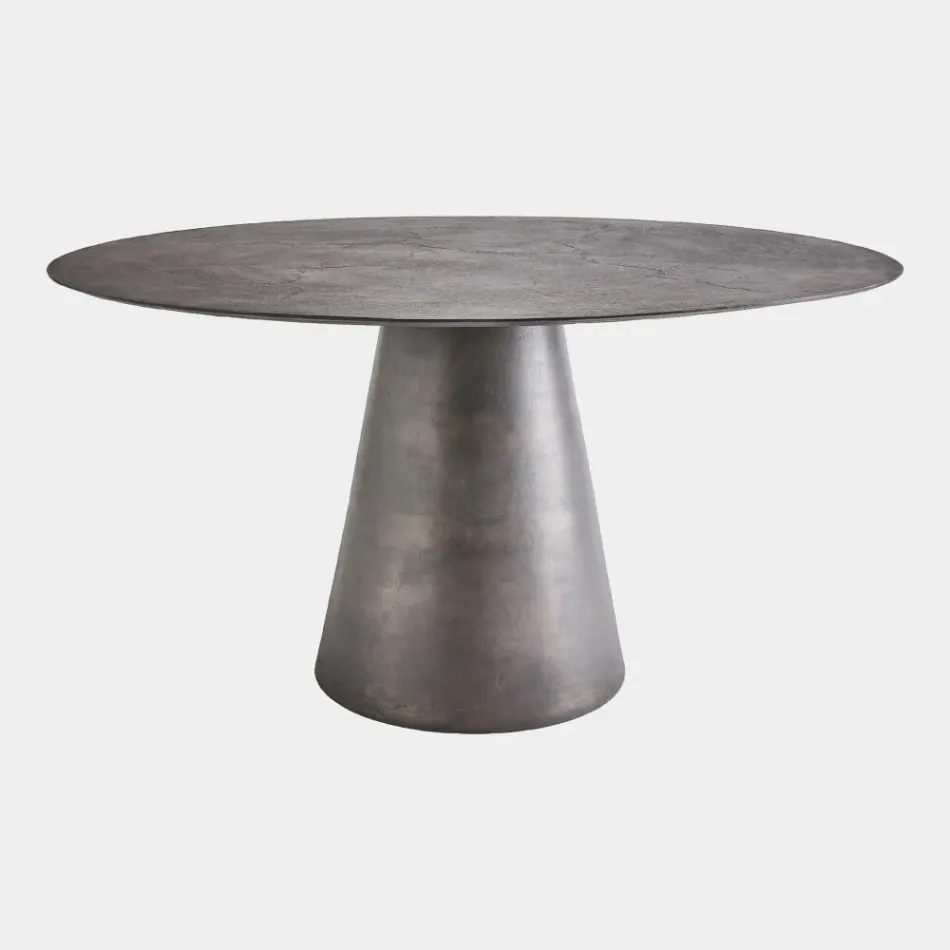 Apex Blackened Finish Dining Table