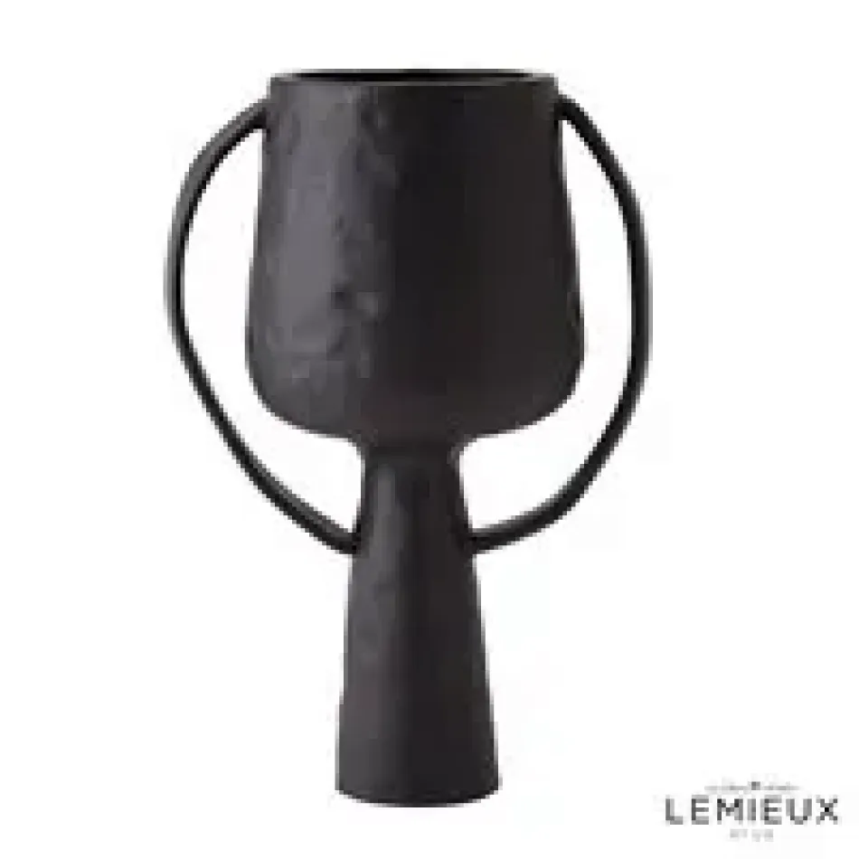 Aquitaine Vase Matte Black Large