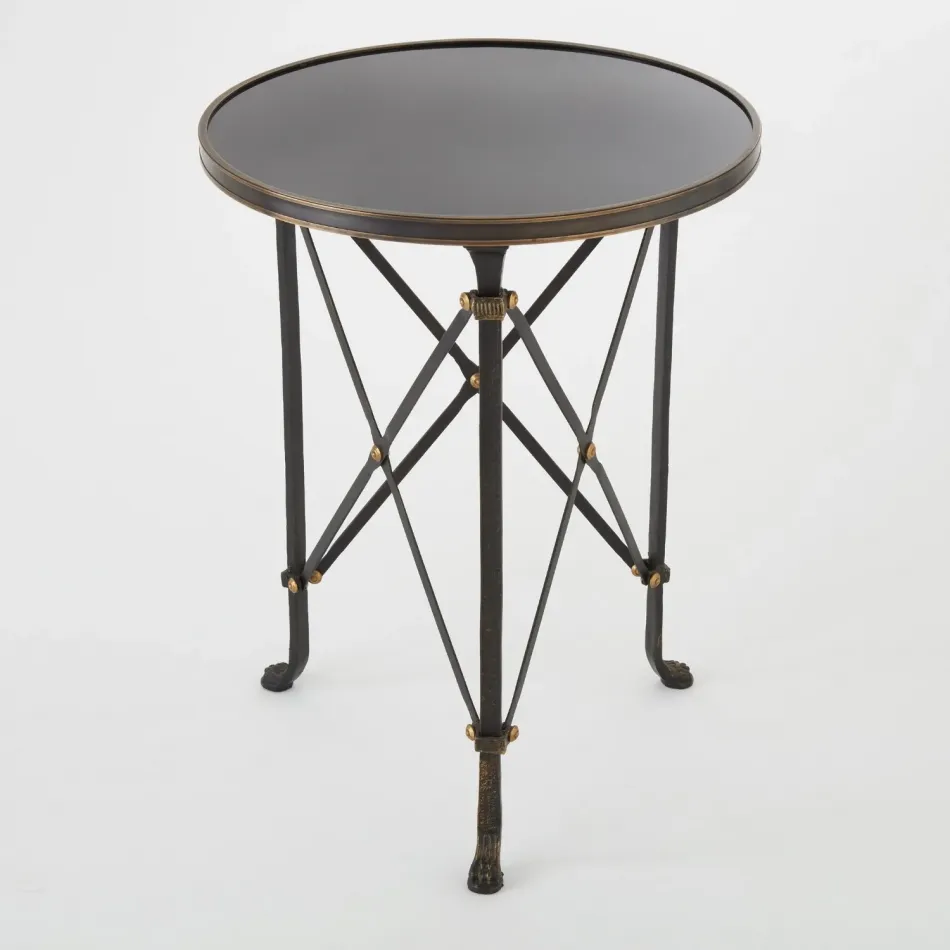 Directoire Table Iron/Black Granite
