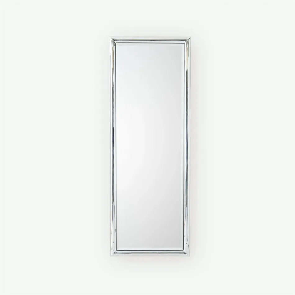 Bennett Floor Mirror - Nickel