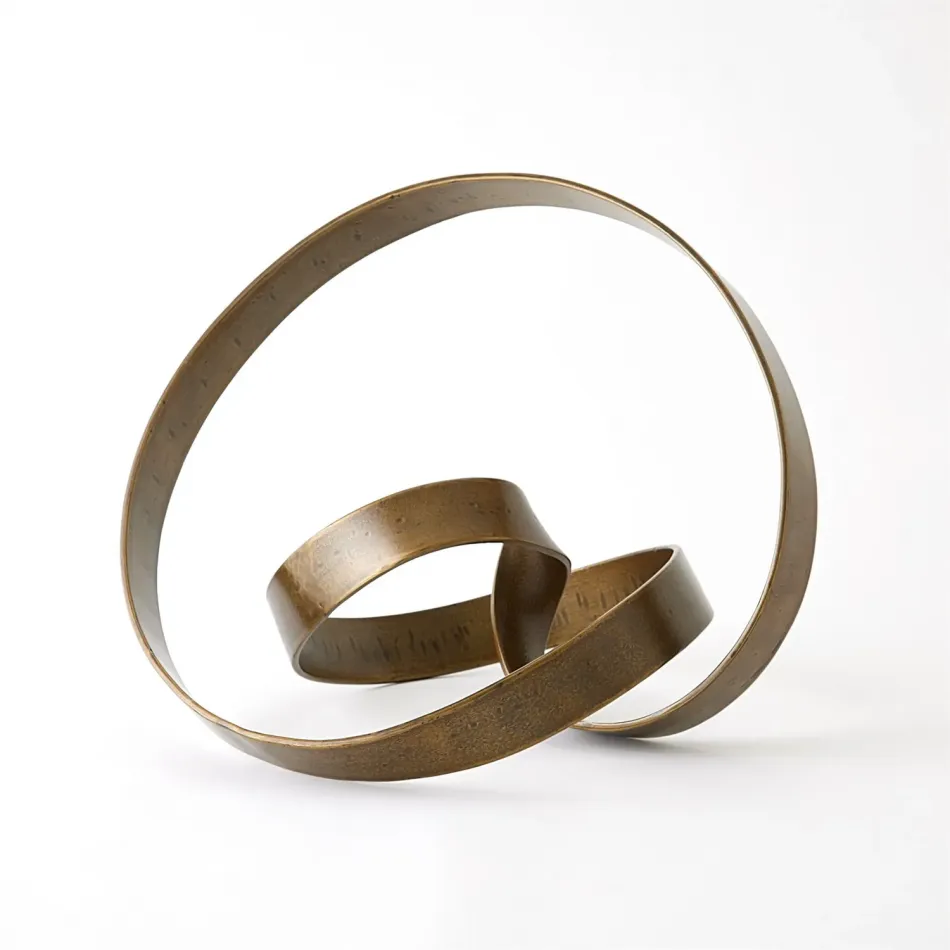 Cluster Sculpture Antique Brass