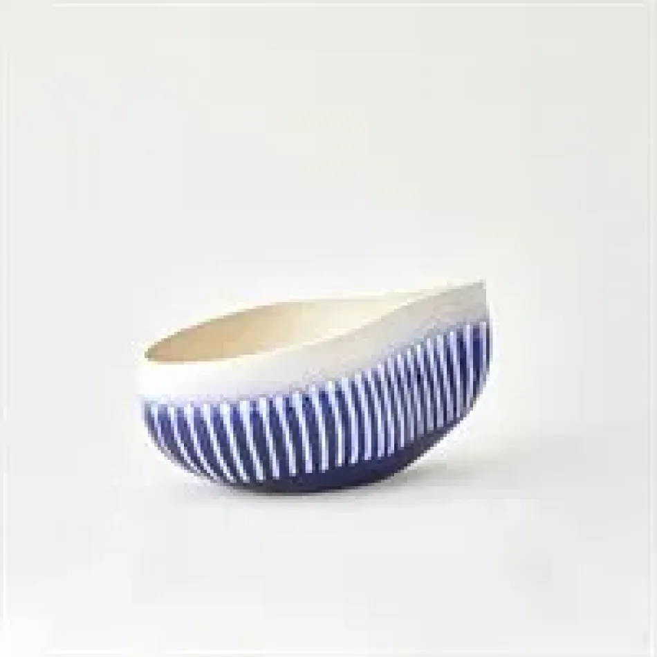 Giant Teardrop Bowl Cobalt