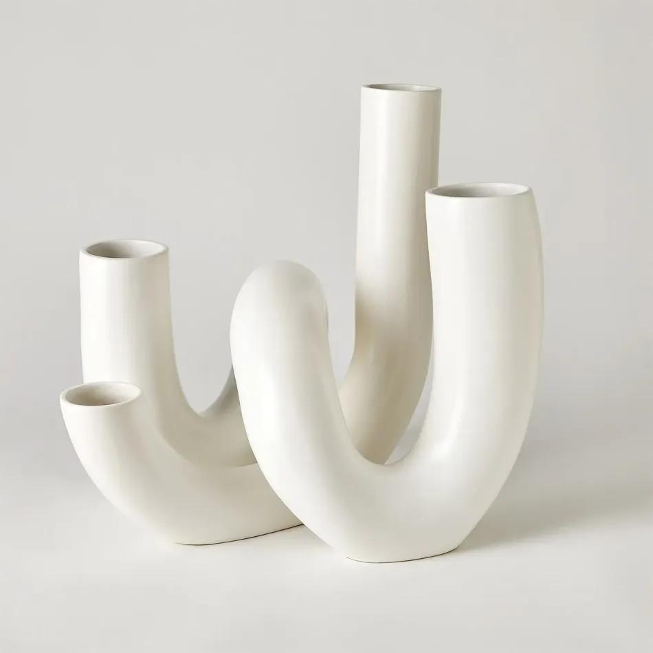 Cellentani Vase Set Matte White