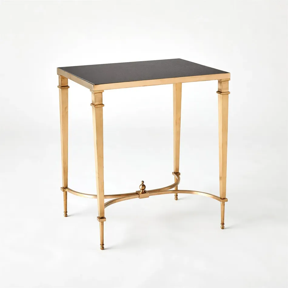 Rectangular French Square Leg Table Bra