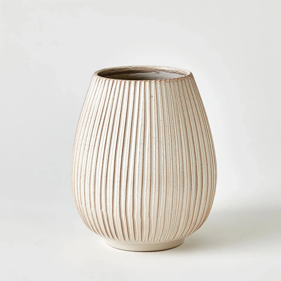 Vertical Ribbed Vase Small